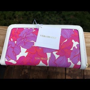 NWT Vera Bradley Georgia wallet large w/ zip